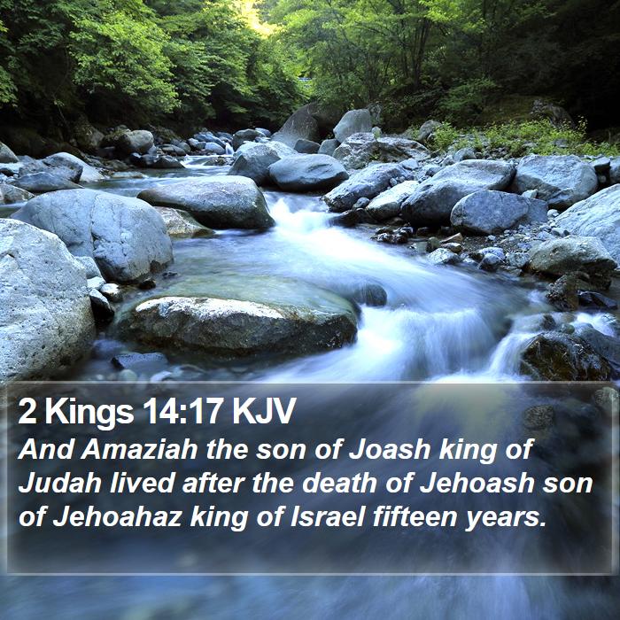 2 Kings 14:17 KJV Bible Study