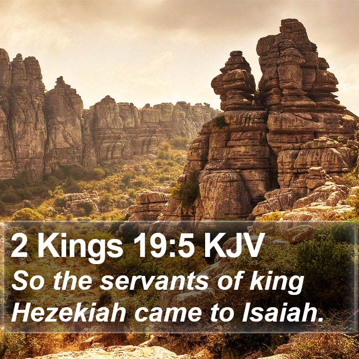 2 Kings 19:5 KJV Bible Study