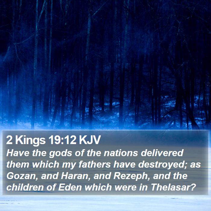 2 Kings 19:12 KJV Bible Study