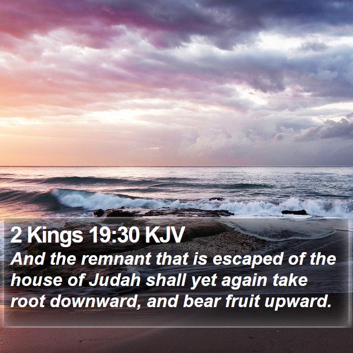 2 Kings 19:30 KJV Bible Study