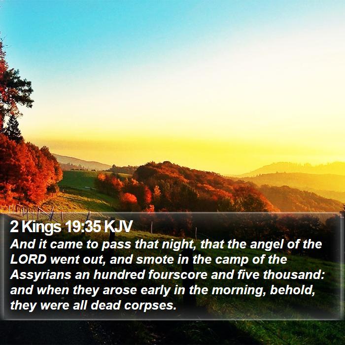 2 Kings 19:35 KJV Bible Study