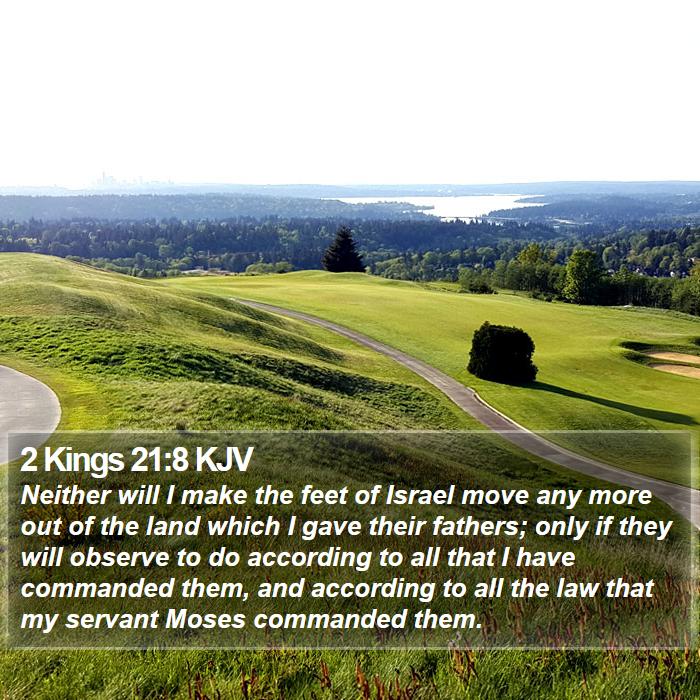 2 Kings 21:8 KJV Bible Study