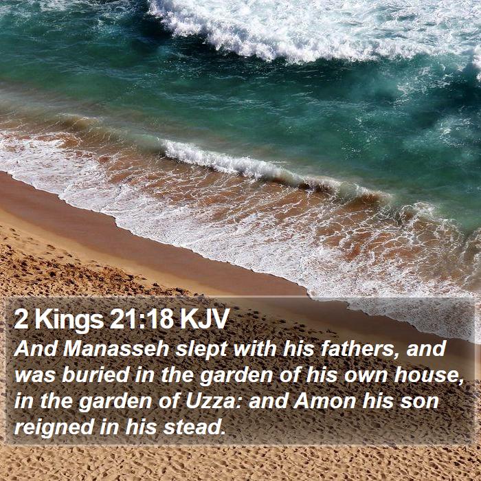 2 Kings 21:18 KJV Bible Study