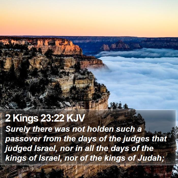 2 Kings 23:22 KJV Bible Study