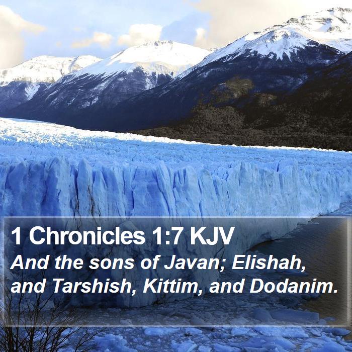 1 Chronicles 1:7 KJV Bible Study