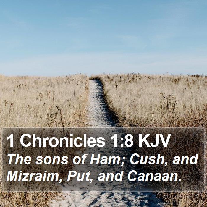 1 Chronicles 1:8 KJV Bible Study