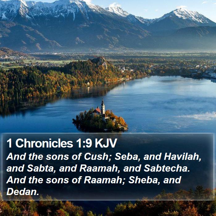 1 Chronicles 1:9 KJV Bible Study