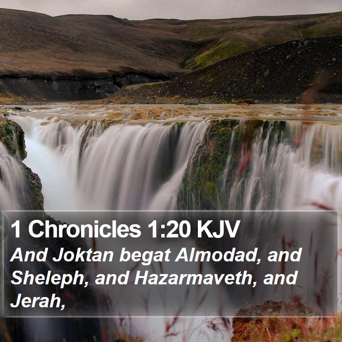 1 Chronicles 1:20 KJV Bible Study