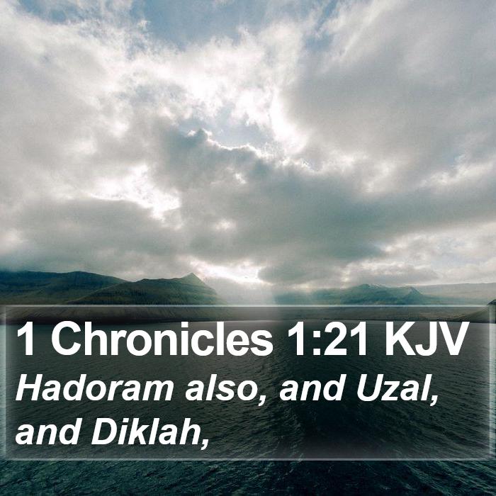 1 Chronicles 1:21 KJV Bible Study