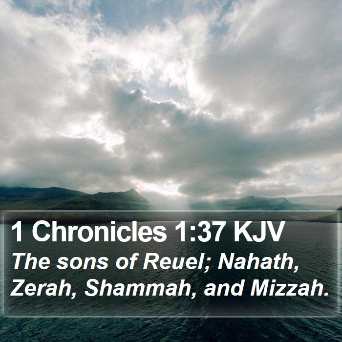 1 Chronicles 1:37 KJV Bible Study