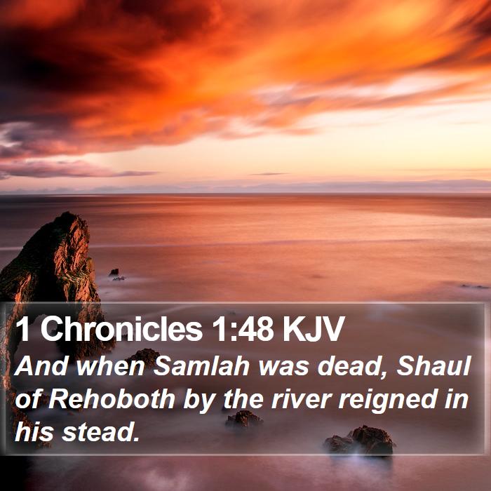 1 Chronicles 1:48 KJV Bible Study