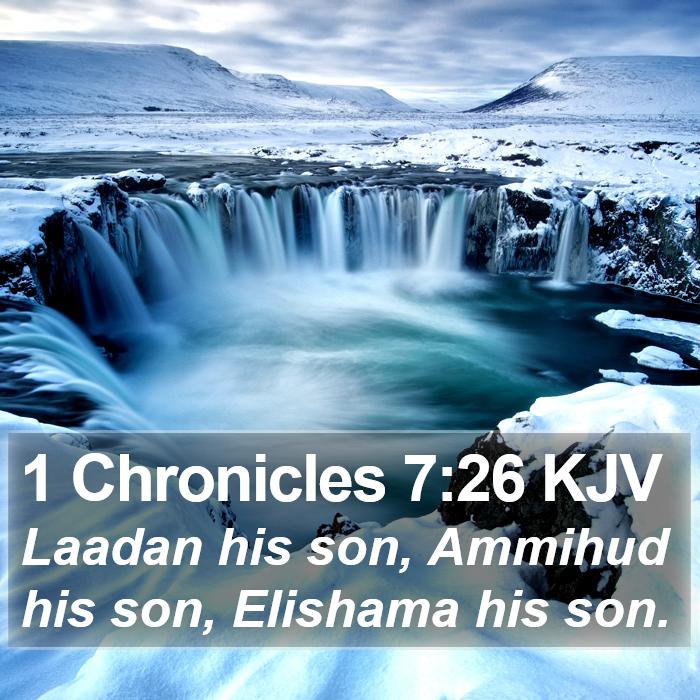 1 Chronicles 7:26 KJV Bible Study