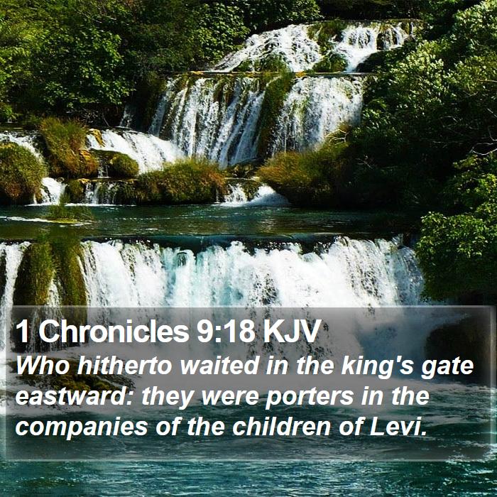 1 Chronicles 9:18 KJV Bible Study