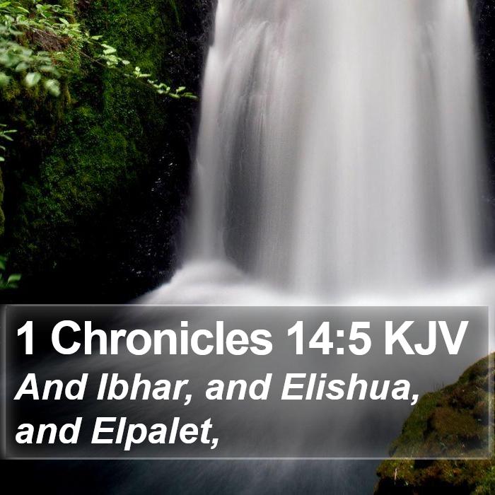 1 Chronicles 14:5 KJV Bible Study