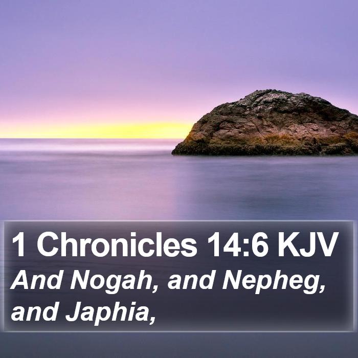 1 Chronicles 14:6 KJV Bible Study