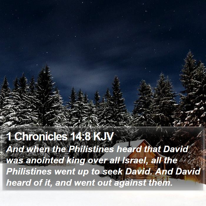 1 Chronicles 14:8 KJV Bible Study