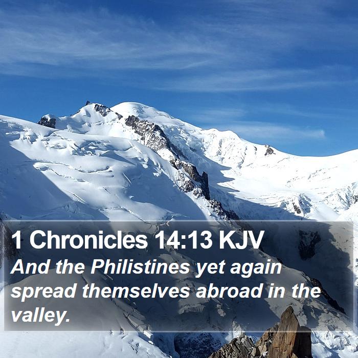 1 Chronicles 14:13 KJV Bible Study