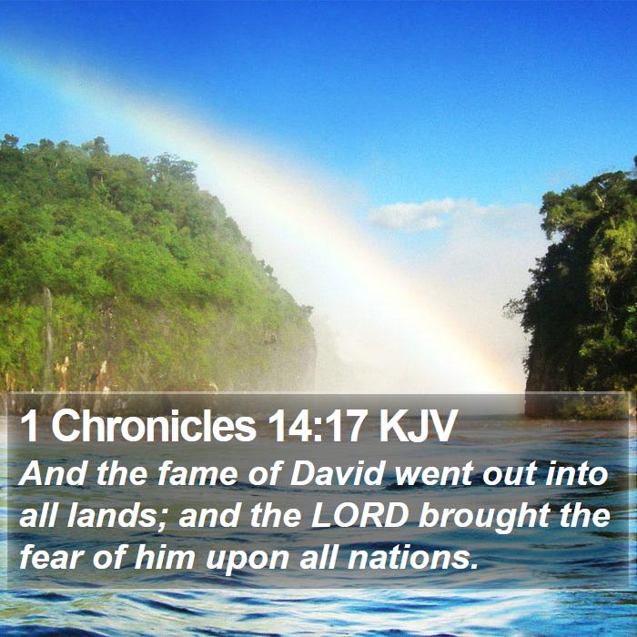 1 Chronicles 14:17 KJV Bible Study