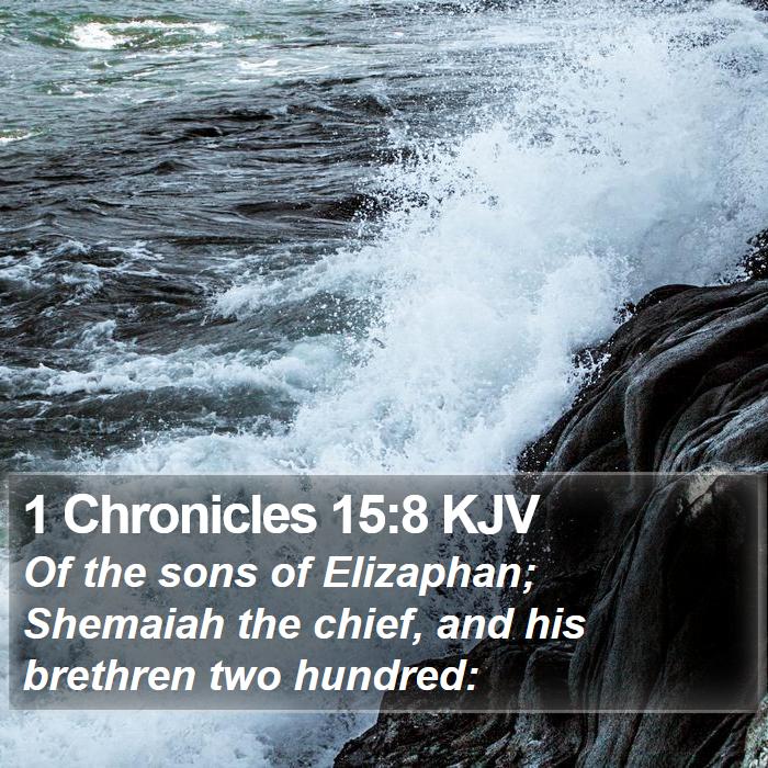 1 Chronicles 15:8 KJV Bible Study