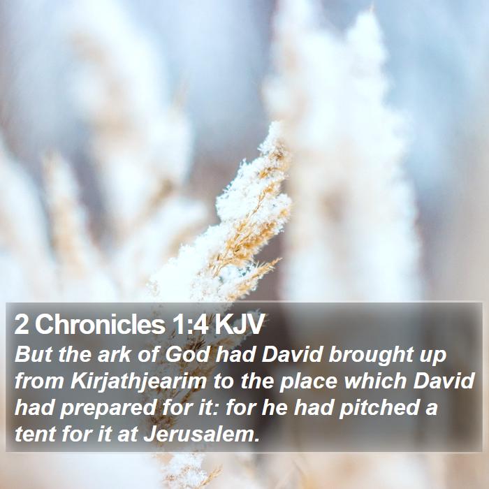 2 Chronicles 1:4 KJV Bible Study