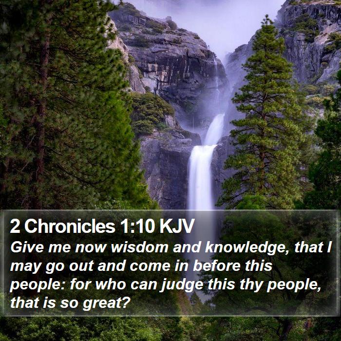 2 Chronicles 1:10 KJV Bible Study