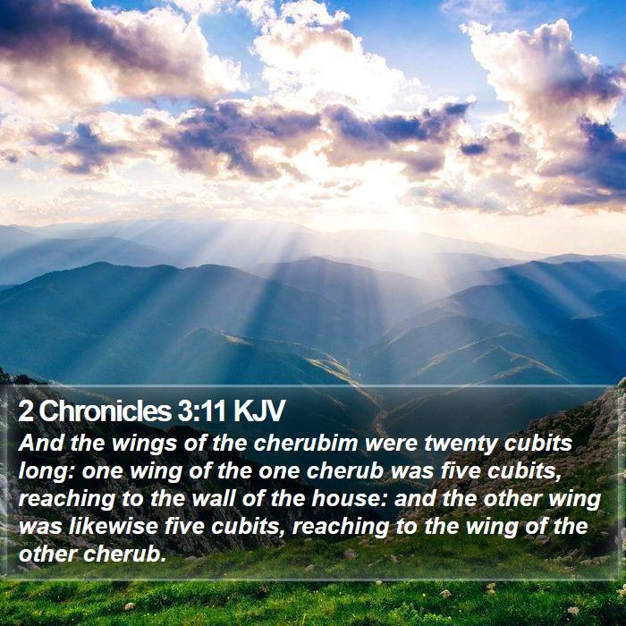 2 Chronicles 3:11 KJV Bible Study