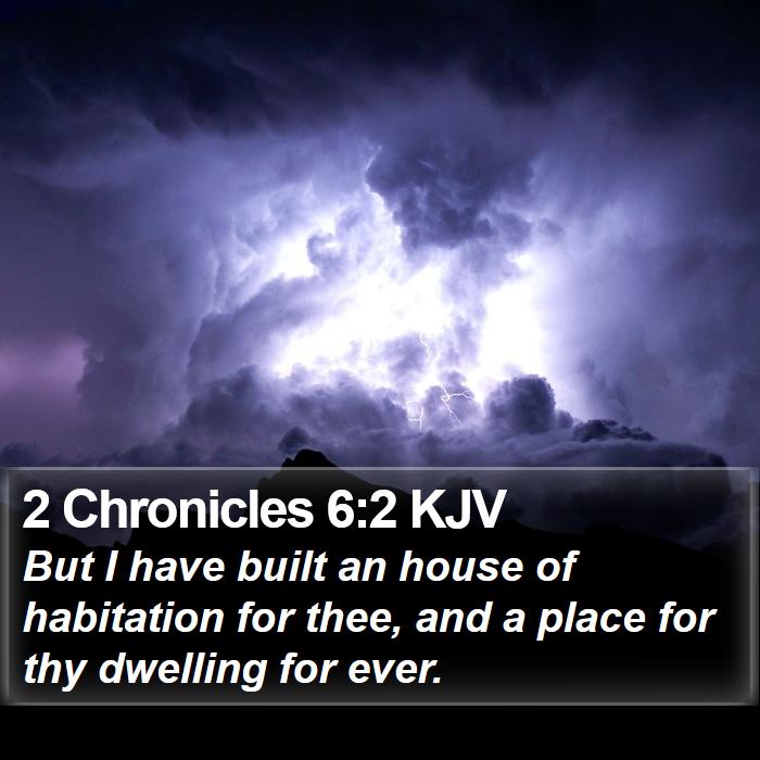 2 Chronicles 6:2 KJV Bible Study