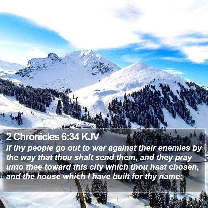 2 Chronicles 6:34 KJV Bible Study