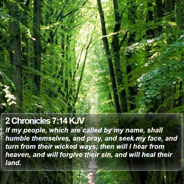 2 Chronicles 7:14 KJV Bible Study