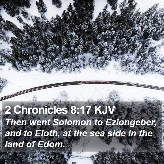 2 Chronicles 8:17 KJV Bible Study