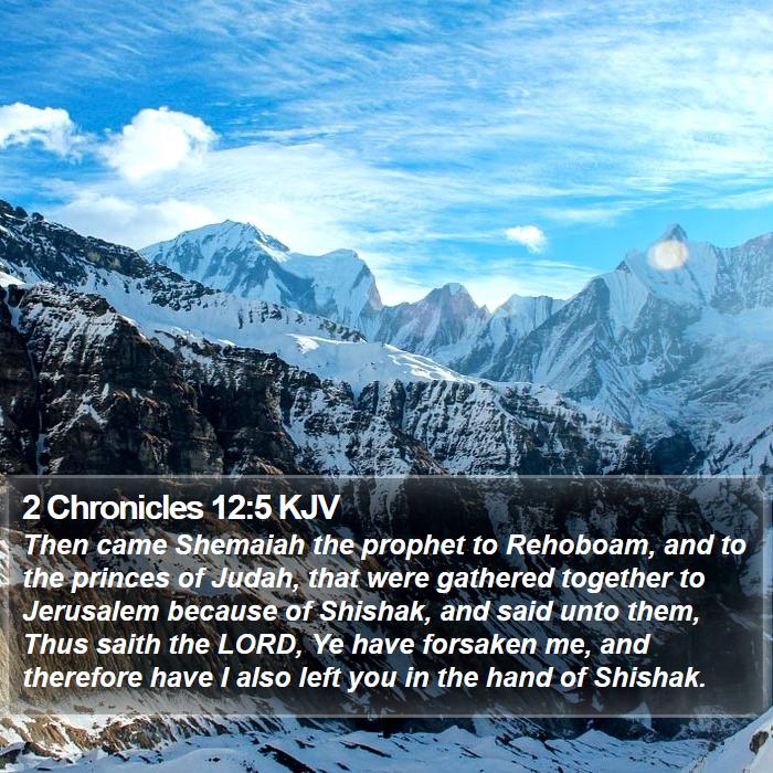 2 Chronicles 12:5 KJV Bible Study