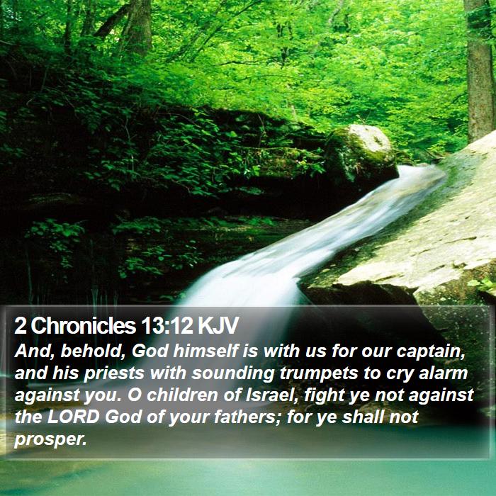 2 Chronicles 13:12 KJV Bible Study