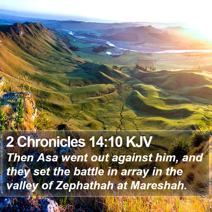 2 Chronicles 14:10 KJV Bible Study