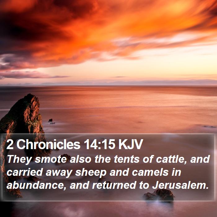 2 Chronicles 14:15 KJV Bible Study