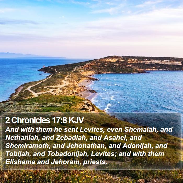 2 Chronicles 17:8 KJV Bible Study