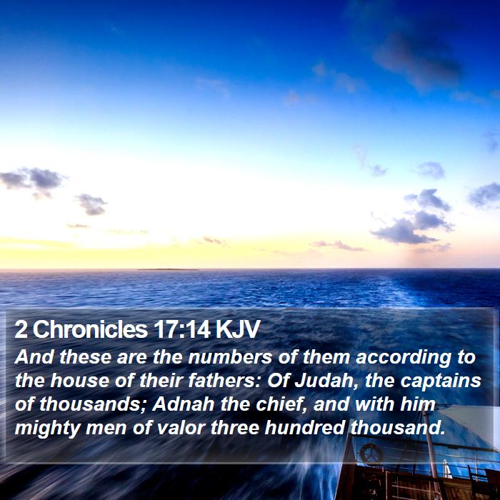 2 Chronicles 17:14 KJV Bible Study