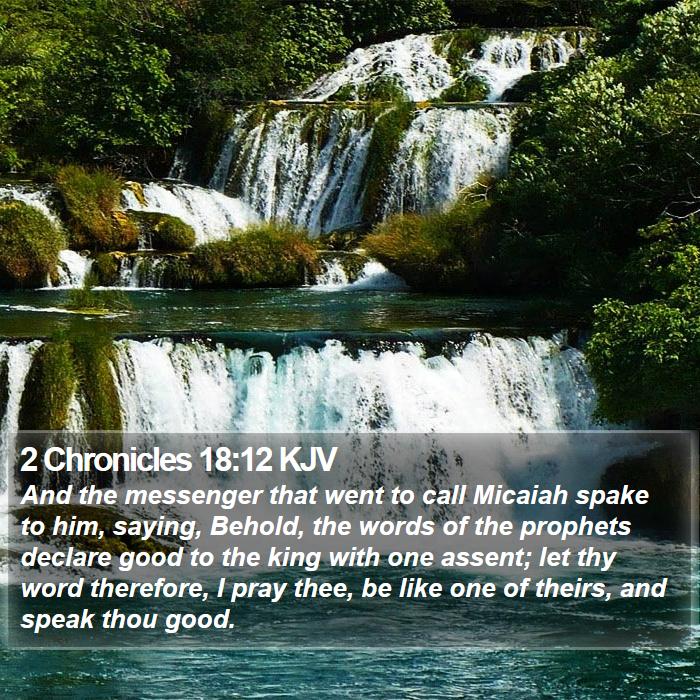 2 Chronicles 18:12 KJV Bible Study