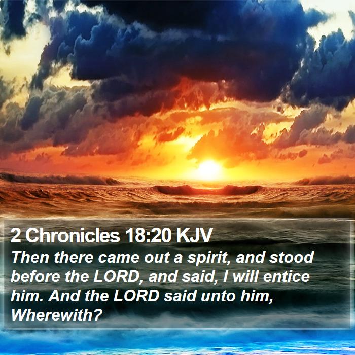 2 Chronicles 18:20 KJV Bible Study