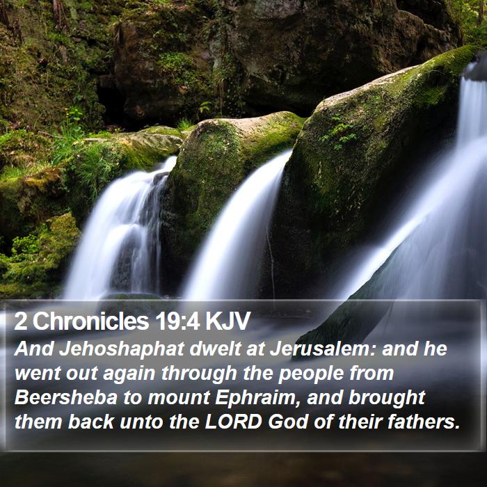 2 Chronicles 19:4 KJV Bible Study