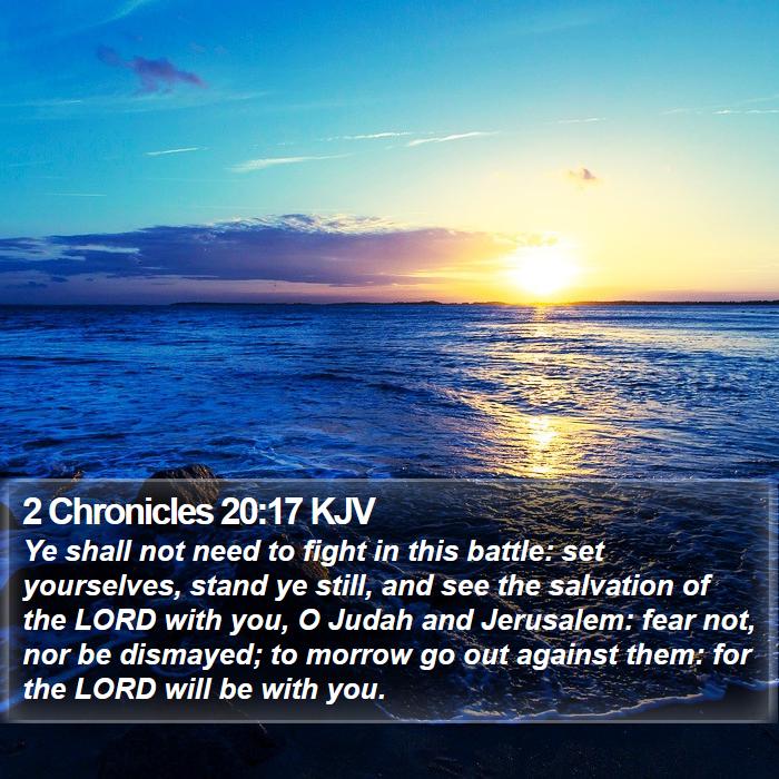 2 Chronicles 20:17 KJV Bible Study