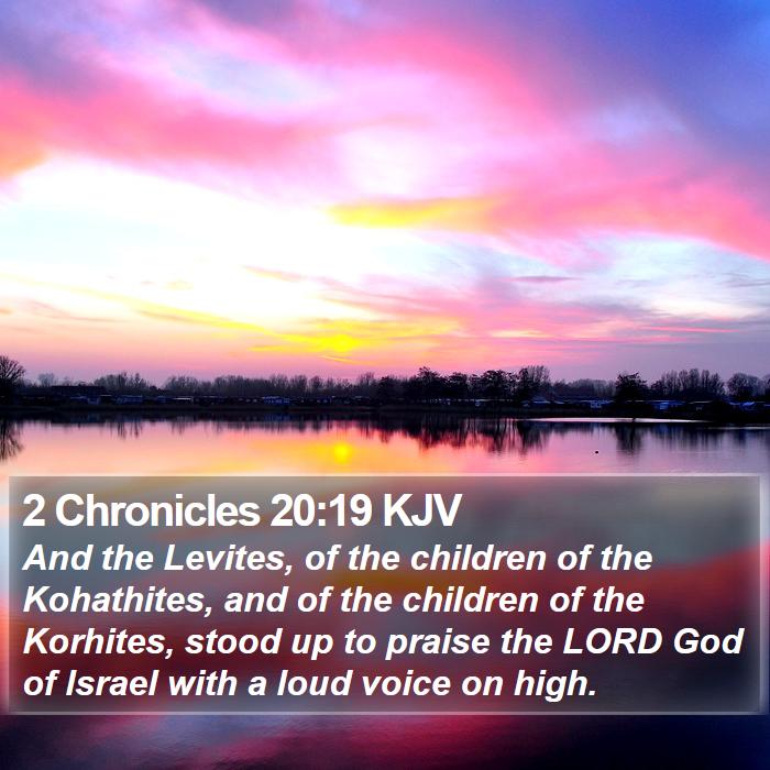 2 Chronicles 20:19 KJV Bible Study