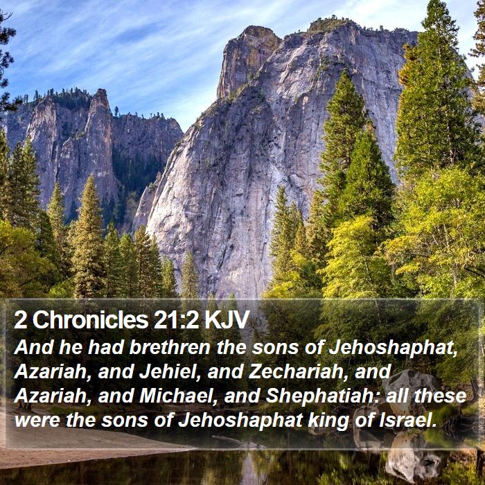 2 Chronicles 21:2 KJV Bible Study