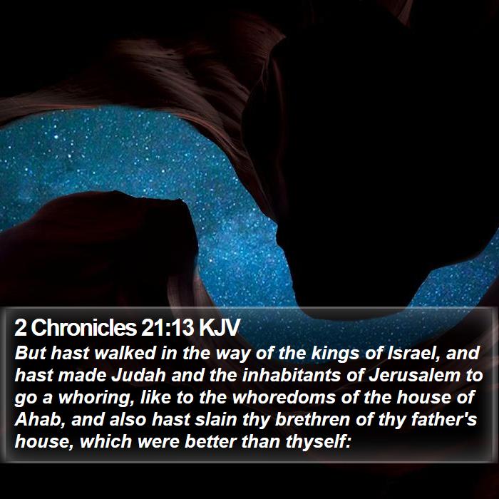 2 Chronicles 21:13 KJV Bible Study