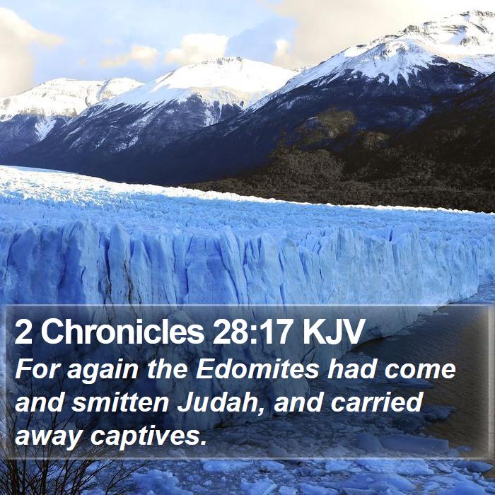 2 Chronicles 28:17 KJV Bible Study