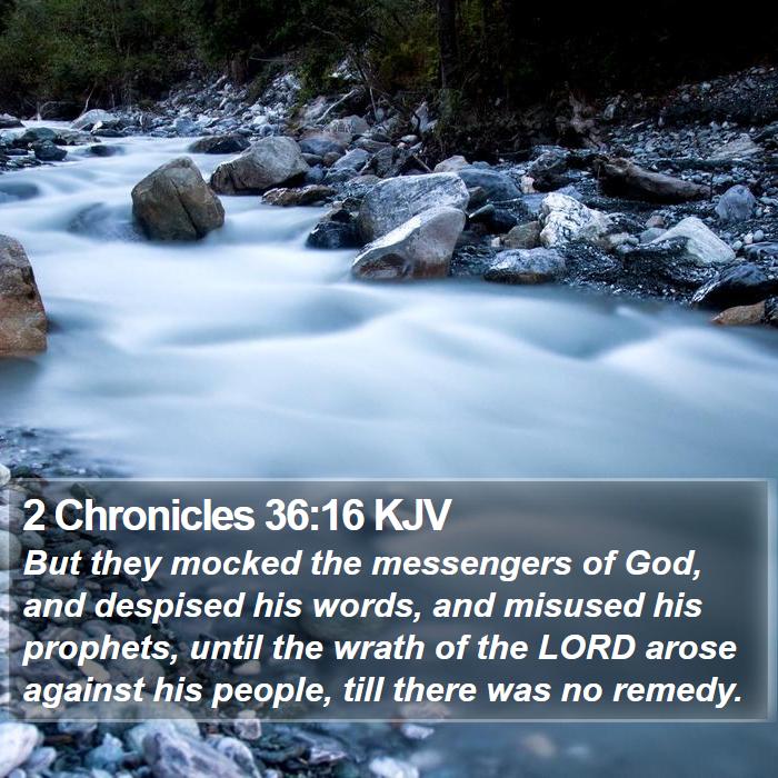 2 Chronicles 36:16 KJV Bible Study