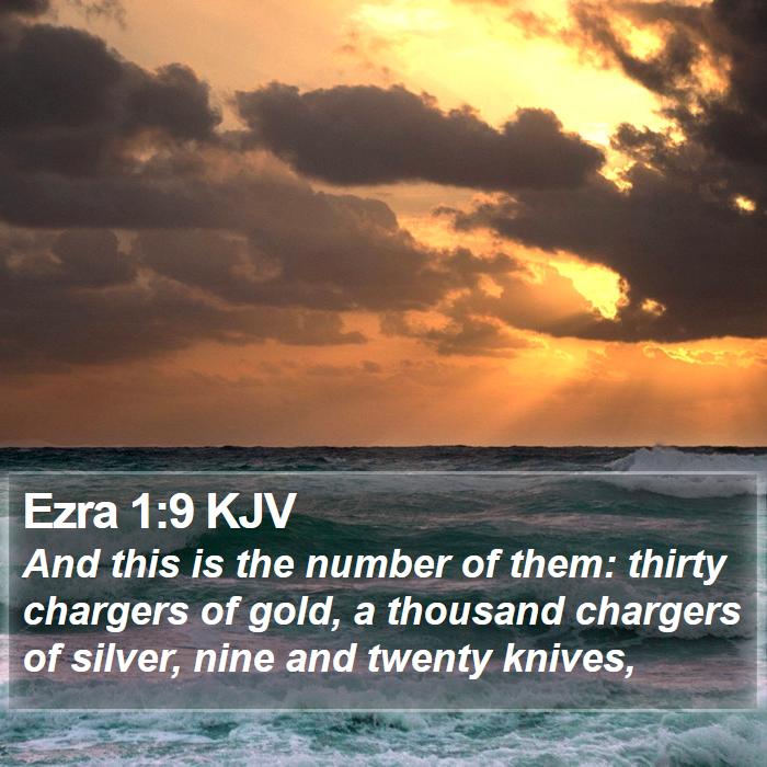 Ezra 1:9 KJV Bible Study