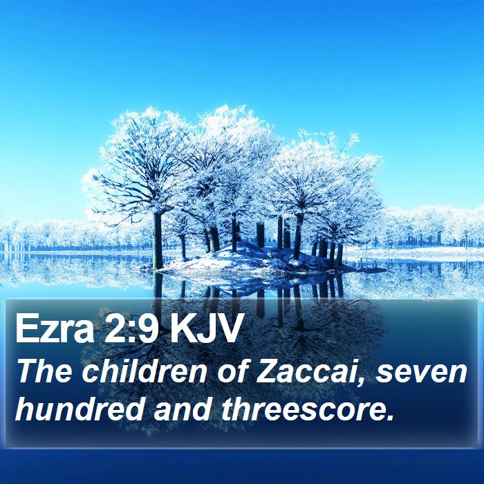 Ezra 2:9 KJV Bible Study