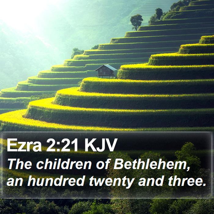 Ezra 2:21 KJV Bible Study