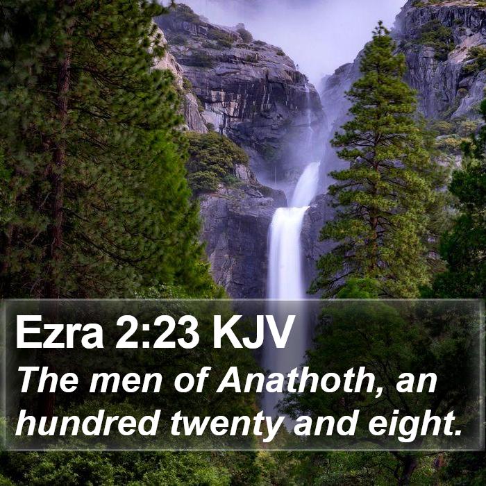 Ezra 2:23 KJV Bible Study