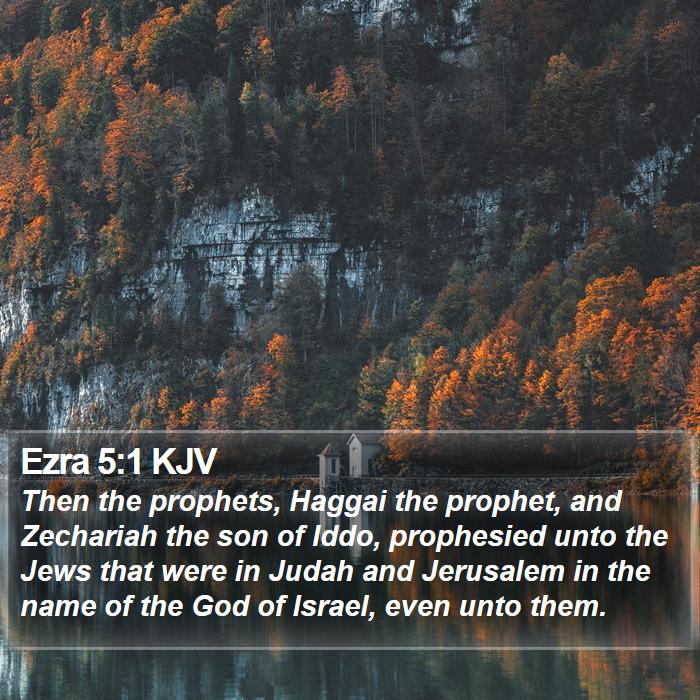 Ezra 5:1 KJV Bible Study